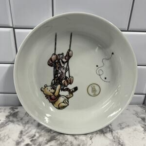 Winnie The Pooh 95th Anniversary Pooh and Tigger Swinging Dinner Bowl